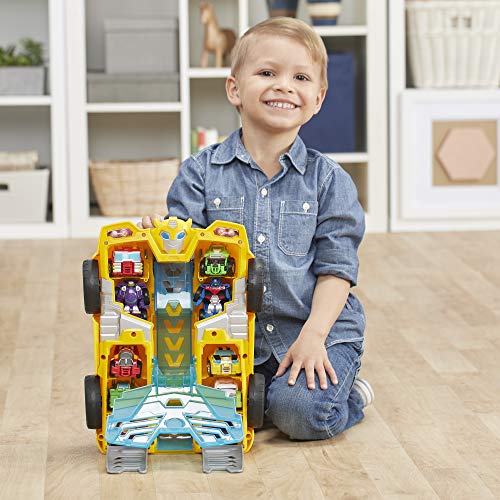 Hasbro Playskool Heroes Rescue Robots Flip Racers Bumblebee Track Tower