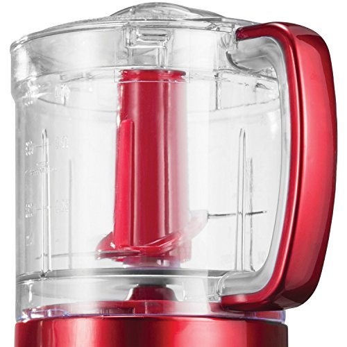 Brentwood FP-548 3 Cup Mini Food Processor, Red