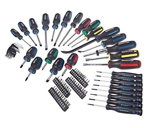 Mastercraft Screwdriver Set, 80-pc