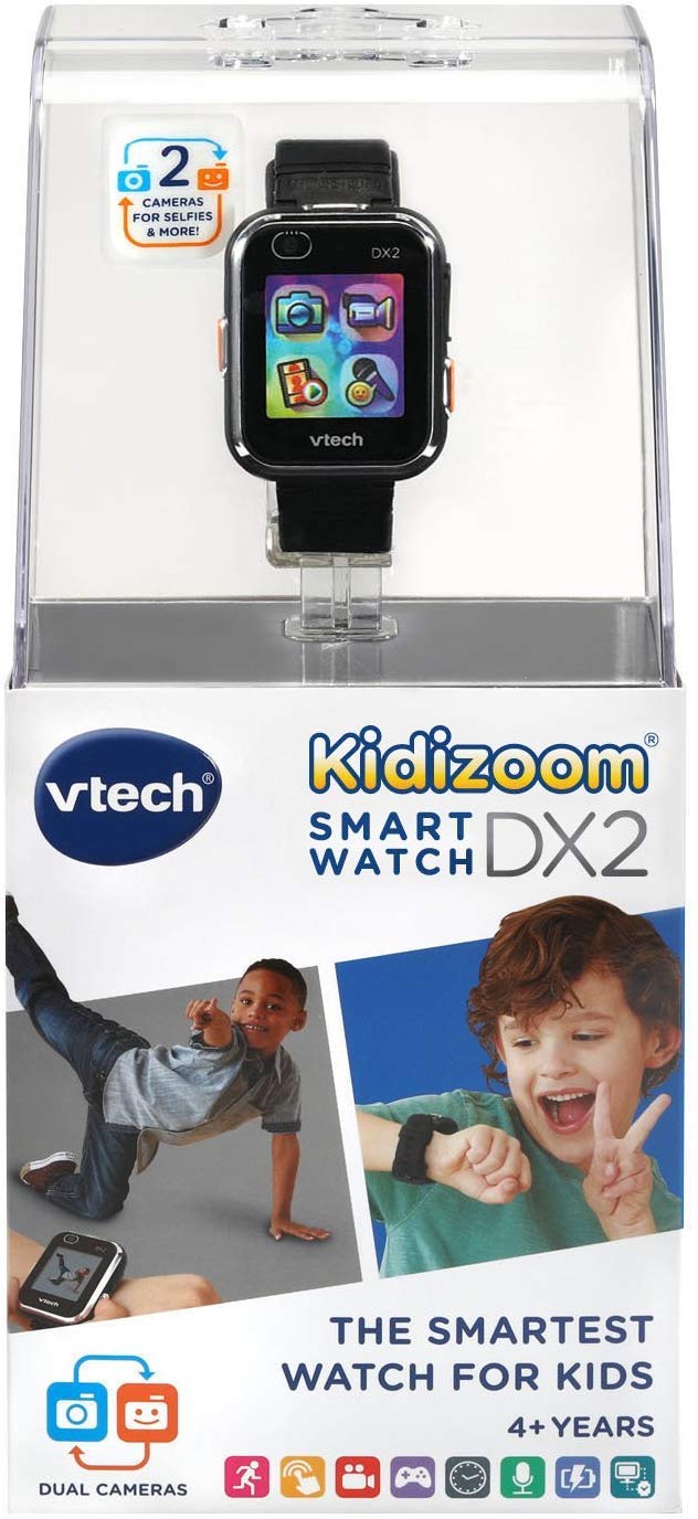 V-Tech Kidizoom Smart Watch DX2 for Kids Black