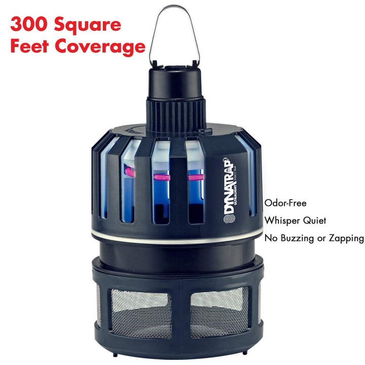 DynaTrap DT150 Indoor Insect Trap, Ultralight, 300 Square Feet Coverage, Midnight Blue