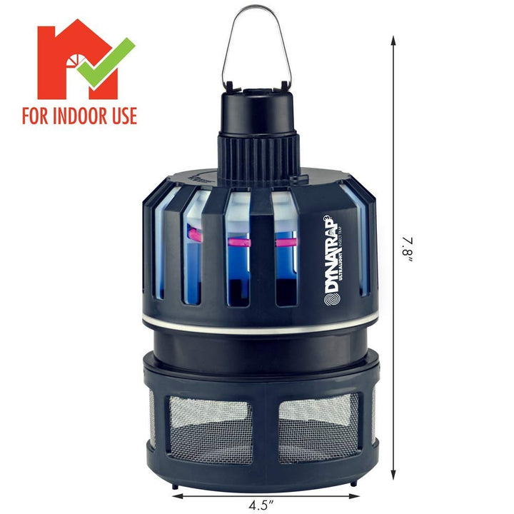 DynaTrap DT150 Indoor Insect Trap, Ultralight, 300 Square Feet Coverage, Midnight Blue