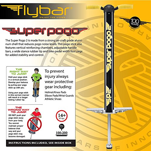Flybar Super Pogo 2 (Red/Silver)