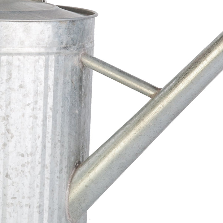 Panacea 2 Gallon Vintage Galvanized Watering Can with Wood Handle
