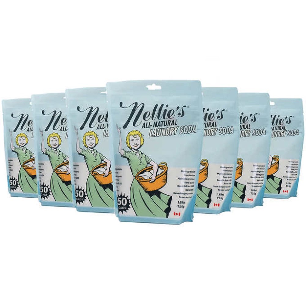 Nellie's Laundry Soda Pouch, 7-pack