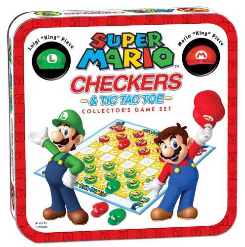 Usaopoloy Super Mario Checkers/Tic Tac Toe Combo