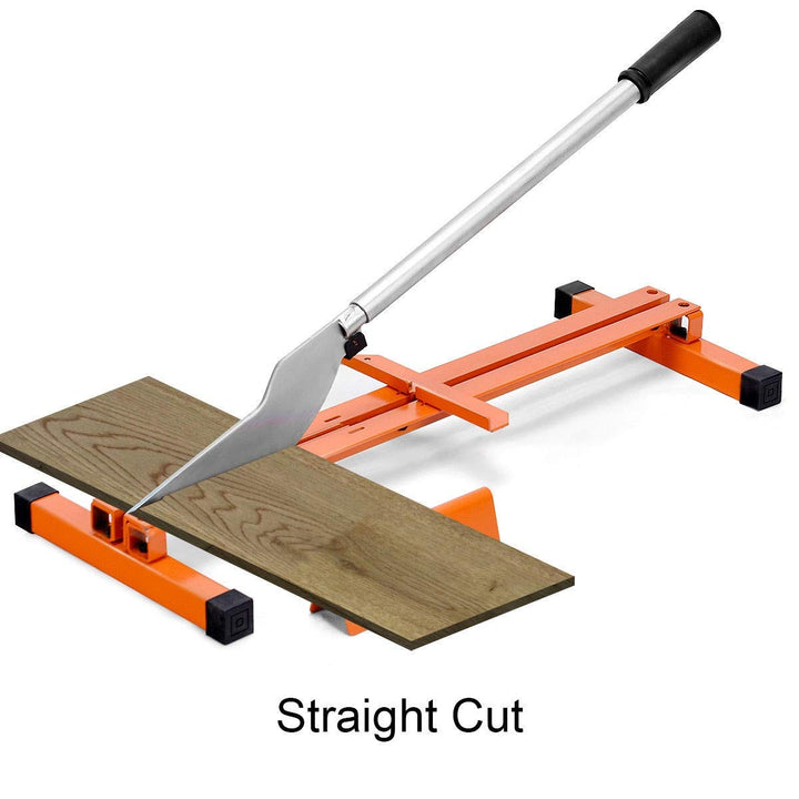 Kanizz Home DIY ToolPolywood Flooring Handheld Cutting, Professional Heavy Duty Laminate Flooring Cutter, Contractor Flooring Hand Tool V-Support Steel