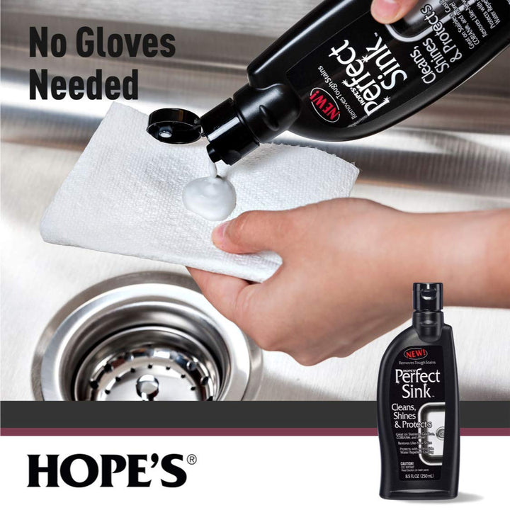 Hope's Perfect Sink - 8.5 oz Sink Cleaner and Polish