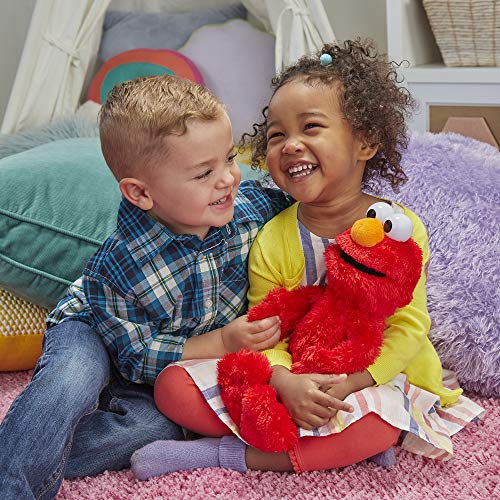 Sesame Street Love to Hug Elmo Talking, Singing, Hugging 14-inch Plush Toy for Toddlers, Kids 18 Months and Up