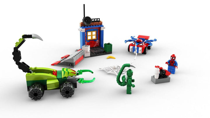 LEGO Juniors/4+ Marvel Super Heroes Spider-Man vs. Scorpion Street Showdown 10754 Building Kit (125 Piece)
