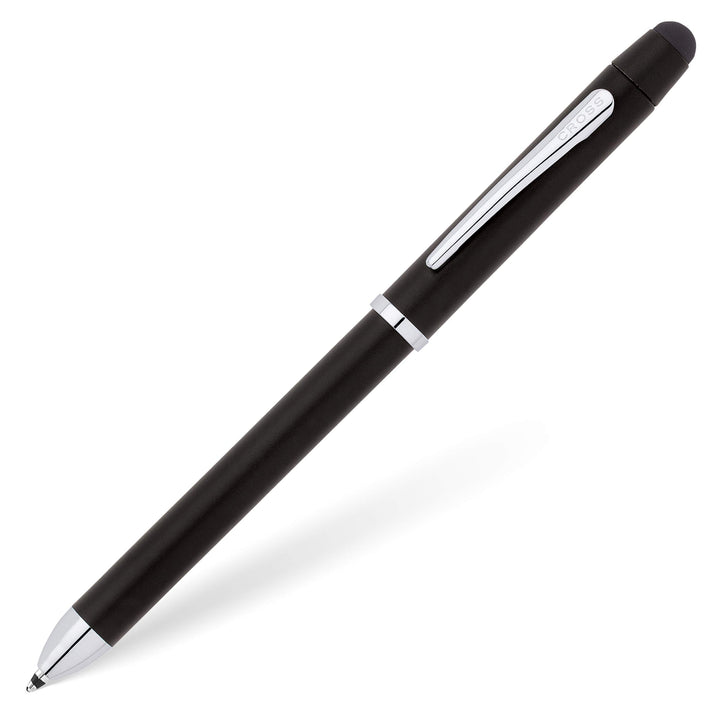 Cross Tech3+ Multifunctional Pen/Pencil, Medium Point, 1.0 mm, Black/Chrome, Assorted Ink Colors