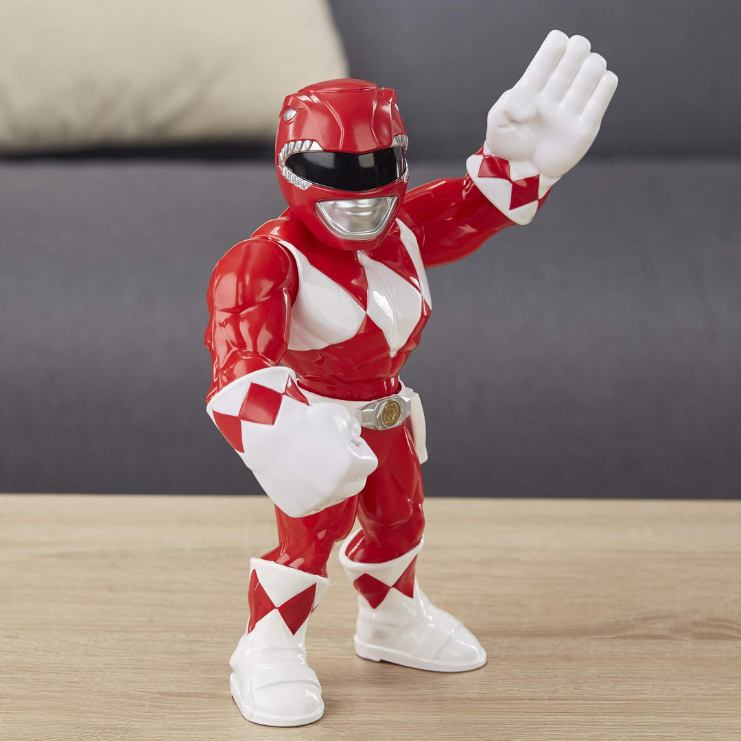 Playskool Heroes Mega Mighties Power Rangers Red Ranger 10-inch Figure, Collectible Toys for Kids Ages 3 and Up