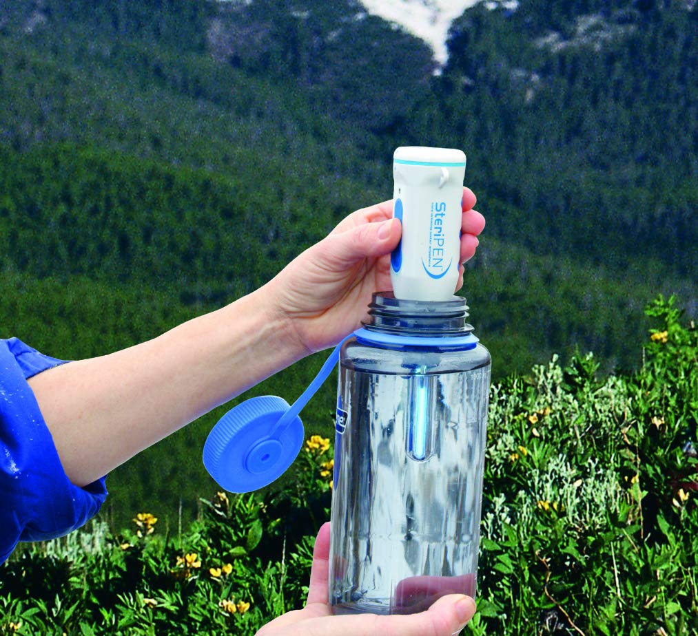 SteriPEN Classic 3 UV Water Purifier and 40-Micron Pre-Filter Bundle
