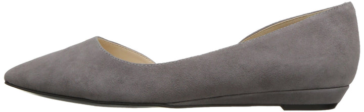 NINE WEST Women's Saige Suede Ballet Flat