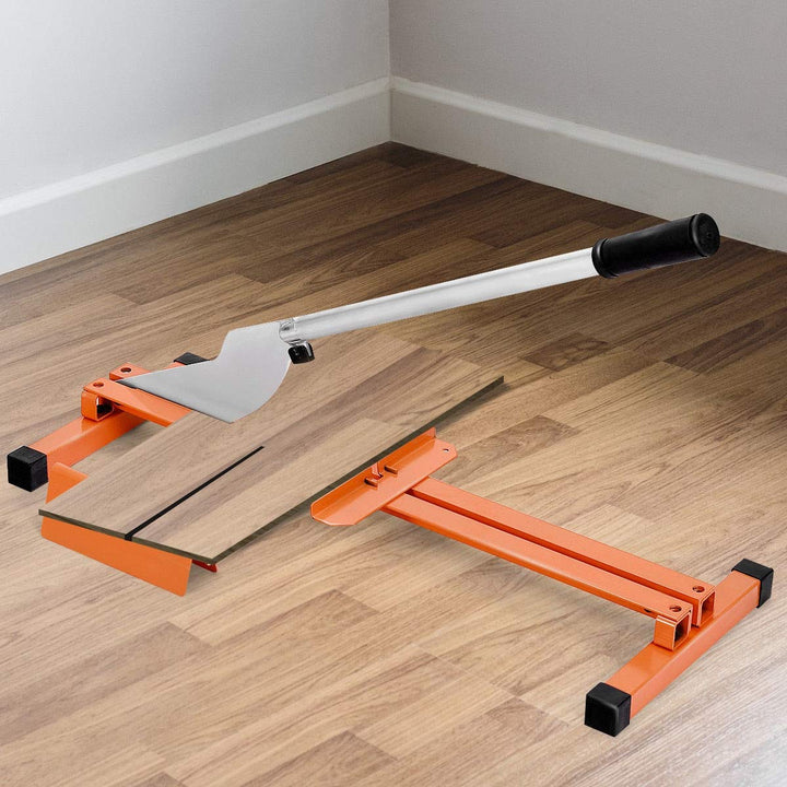 Kanizz Home DIY ToolPolywood Flooring Handheld Cutting, Professional Heavy Duty Laminate Flooring Cutter, Contractor Flooring Hand Tool V-Support Steel