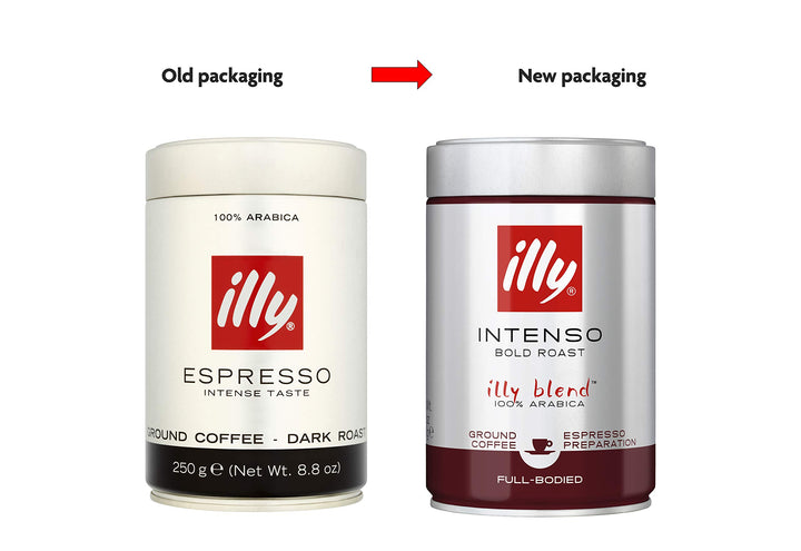 illy Ground Espresso Dark Roast Coffee (6-Pack)
