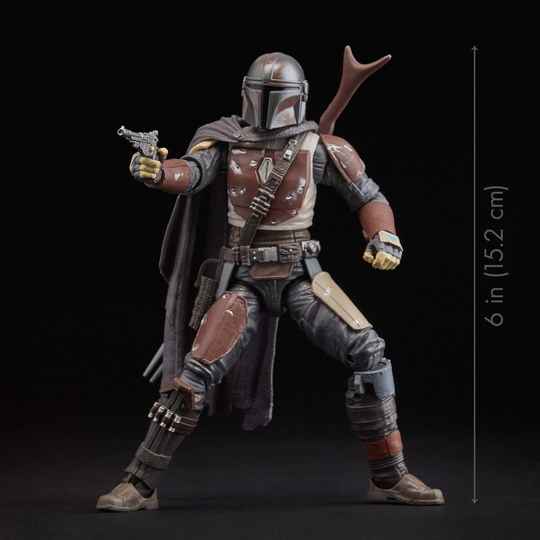 Star Wars The Black Series The Mandalorian Toy 6-inch Scale Action Figure, Toys for Kids Ages 4 and Up