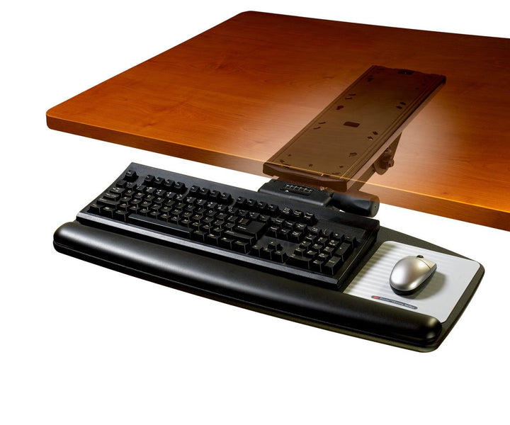 3M Ergonomic Adjustable Keyboard Tray, (AKT91LE) [OB]