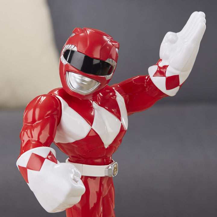 Playskool Heroes Mega Mighties Power Rangers Red Ranger 10-inch Figure, Collectible Toys for Kids Ages 3 and Up