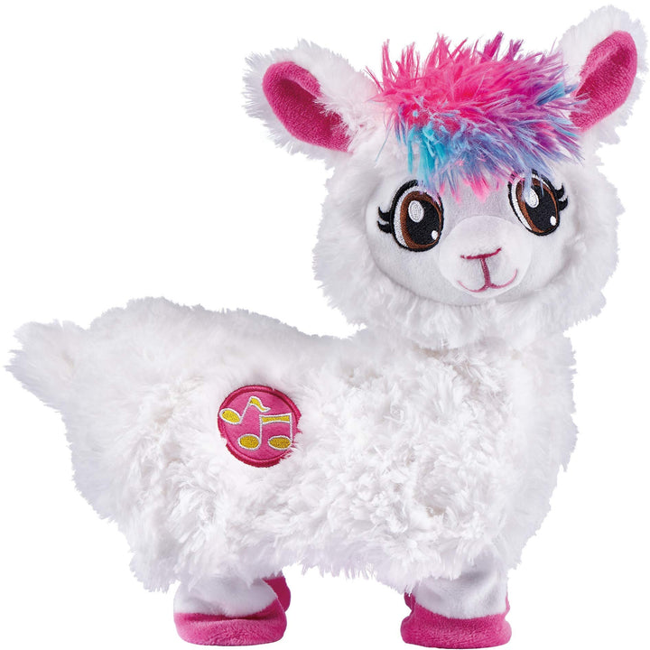 PETS ALIVE Boppi The Booty Shakin Llama Battery-Powered Dancing Robotic Toy by Zuru, White