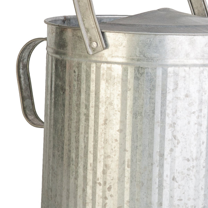 Panacea 2 Gallon Vintage Galvanized Watering Can with Wood Handle