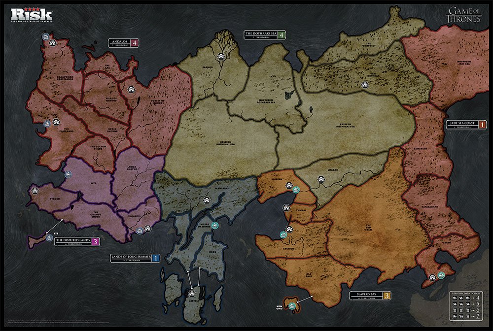 USAOPOLY Risk Game of Thrones