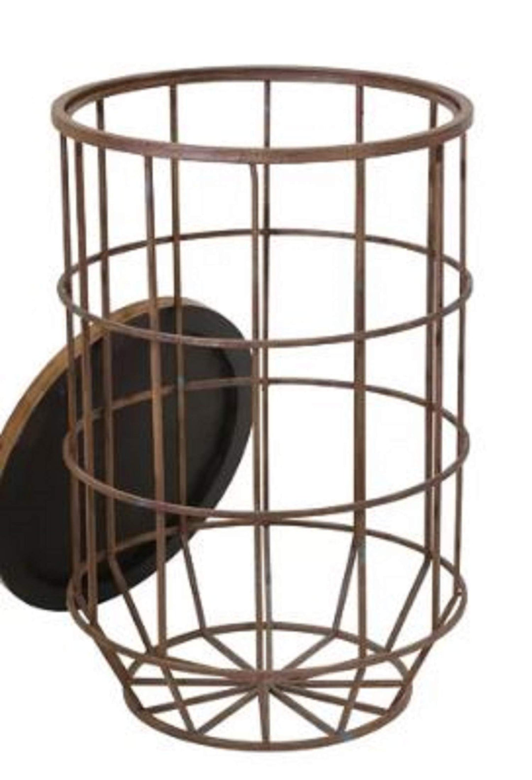 Sturdy End Table. Koji Metal Drum Style Sturdy End Table,Brings Function and Fashion to Any Space in Your Home
