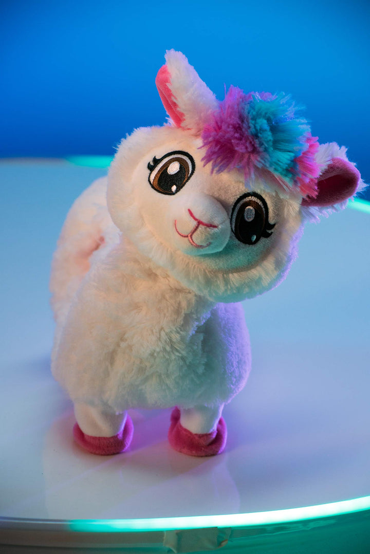 PETS ALIVE Boppi The Booty Shakin Llama Battery-Powered Dancing Robotic Toy by Zuru, White