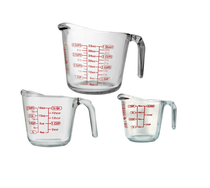 Anchor Hocking 77940 3 Piece Measuring Set