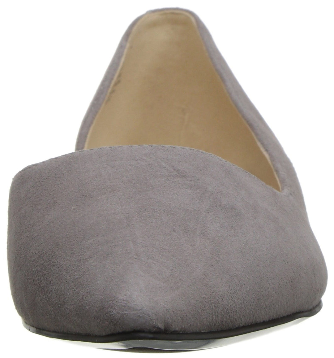 NINE WEST Women's Saige Suede Ballet Flat