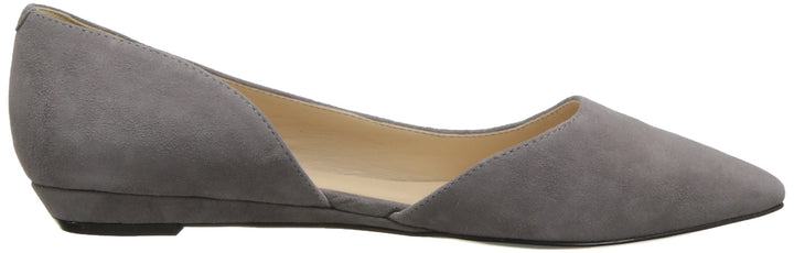 NINE WEST Women's Saige Suede Ballet Flat