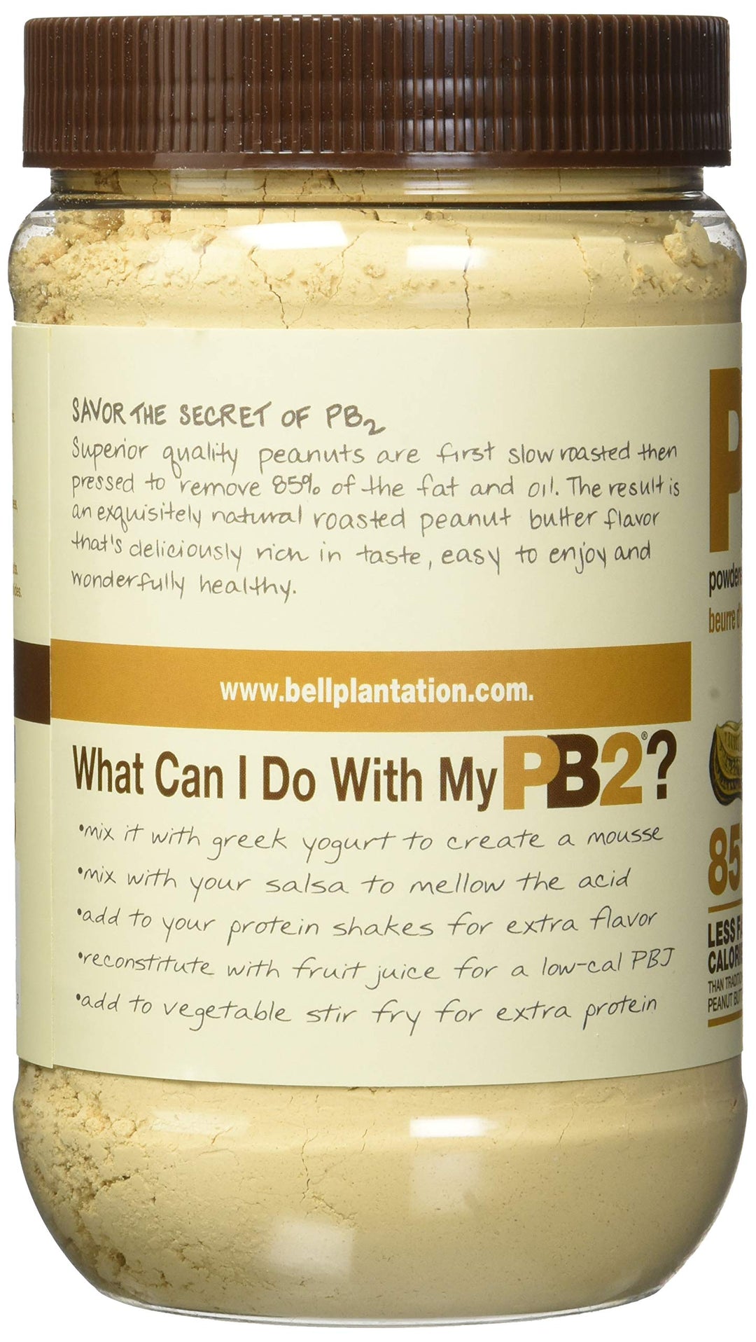 Bell Plantation PB2 Powdered Peanut Butter, 16-Ounce