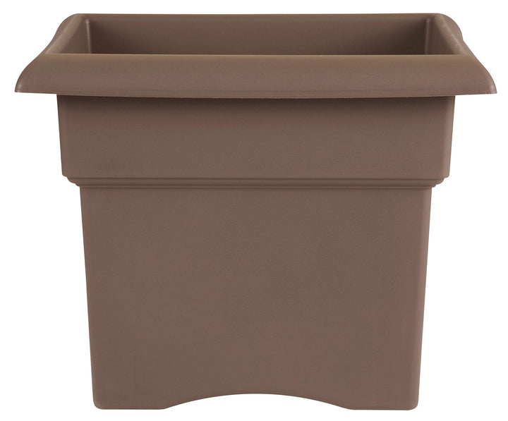 Bloem Veranda Deck Box Planter, 18", Chocolate (457185-1001)
