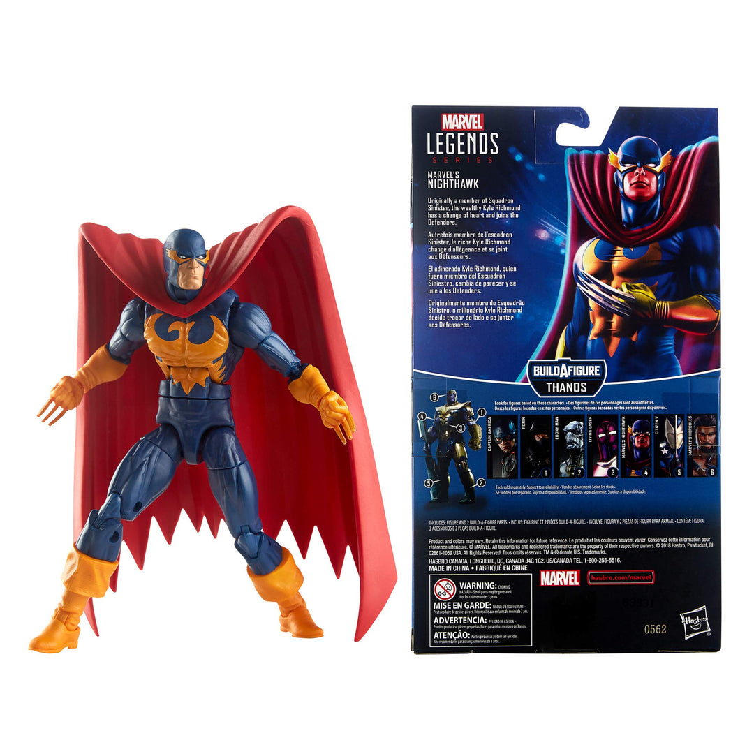 Hasbro Marvel Legends Series 6-inch Marvel's Nighthawk Marvel Comics Collectible Fan Figure