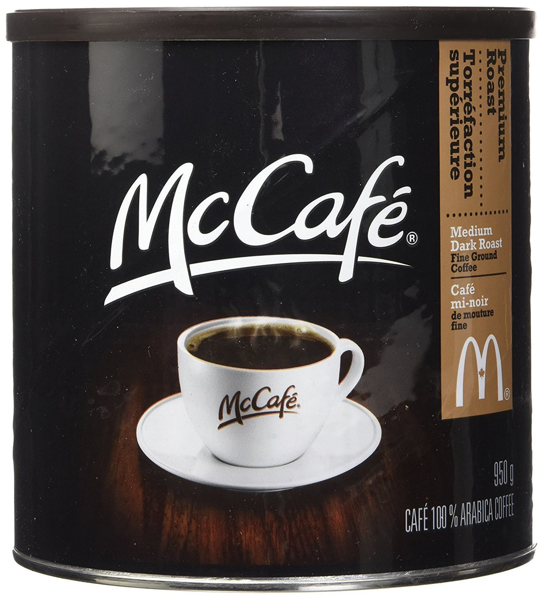 McCafé® Premium Medium Dark Roast Fine Ground Coffee. 100% Arabica.