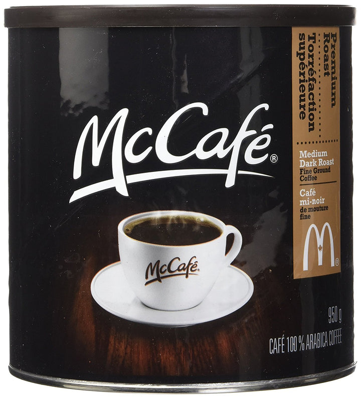 McCafé® Premium Medium Dark Roast Fine Ground Coffee. 100% Arabica.