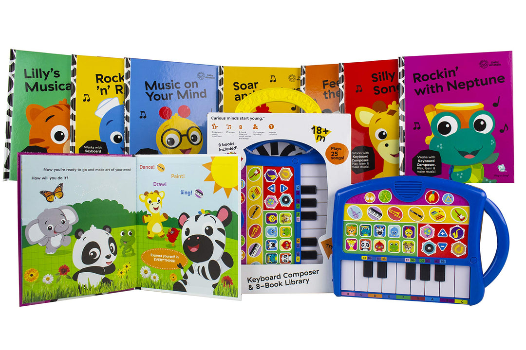 Baby Einstein Keyboard Composer & 8 Book Library - PI Kids