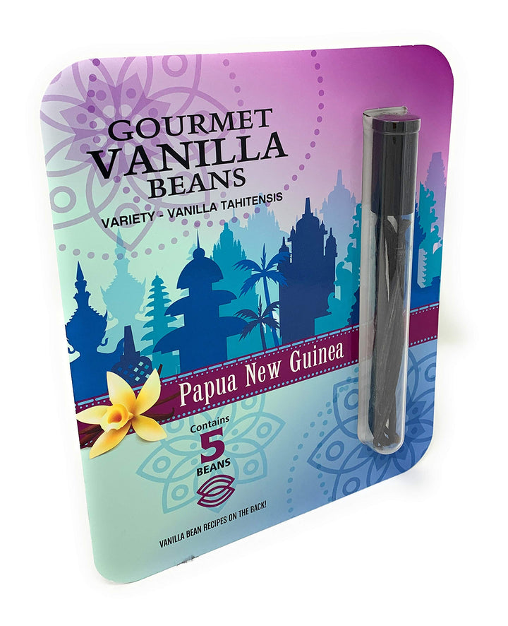 Gourmet Vanilla Beans | Papua New Guinea | Contains 5 Beans | Hand Picked