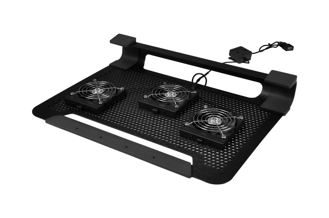 Cooler Master NotePal U3 Plus - Gaming Laptop Cooling Pad with 3 Moveable High Performance Fans (Black)