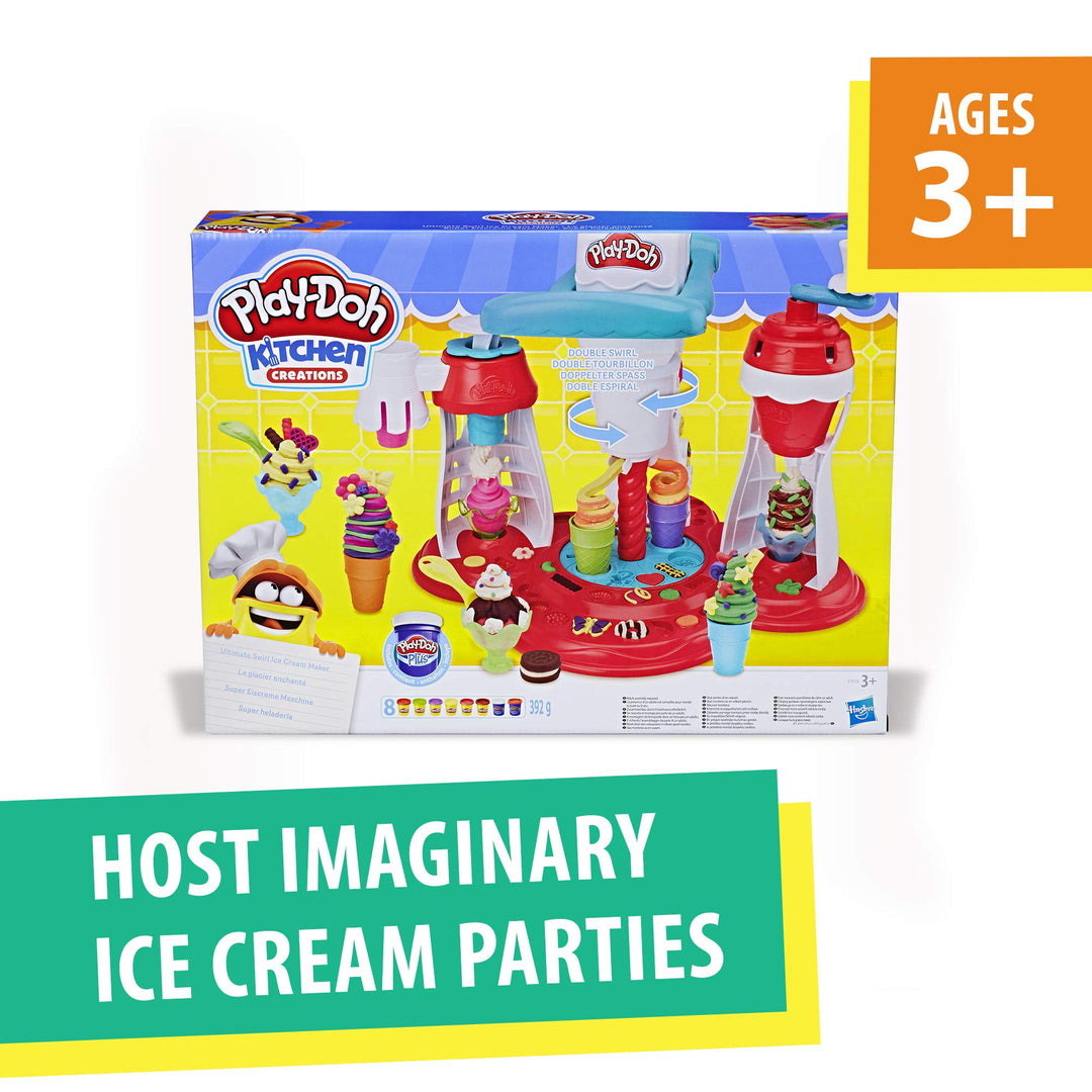 Hasbro E1935AS4 Play-Doh Kitchen Creations Ultimate Swirl Ice Cream Maker