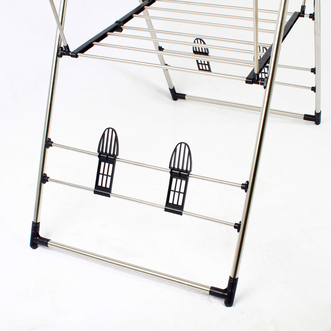 Greenway GFR0501SS Extra Large Fold Away Laundry Rack, Silver