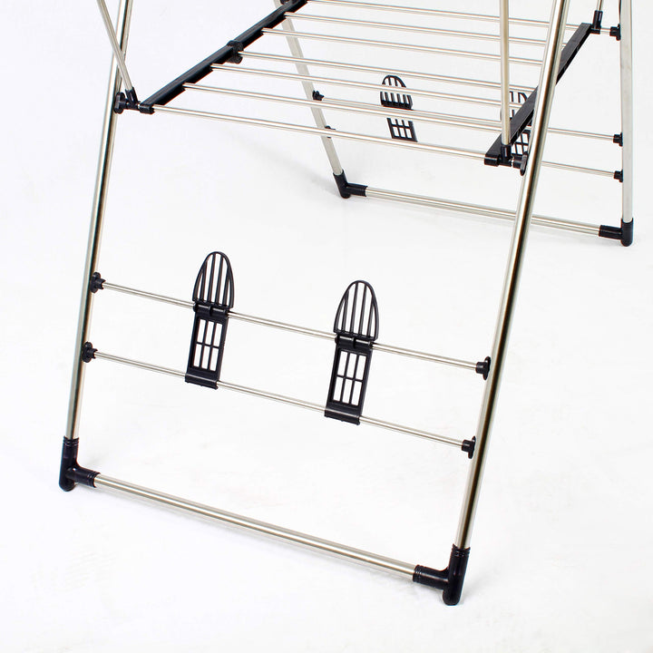 Greenway GFR0501SS Extra Large Fold Away Laundry Rack, Silver