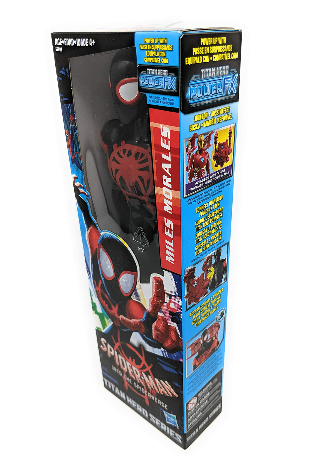 Spider-Man: Into the Spider-Verse Titan Hero Series Miles Morales with Titan Hero Power FX Port