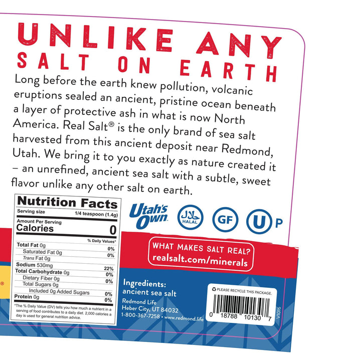 RedmondTrading Co., Real Salt Granular Bulk Bucket 10 Lbs.