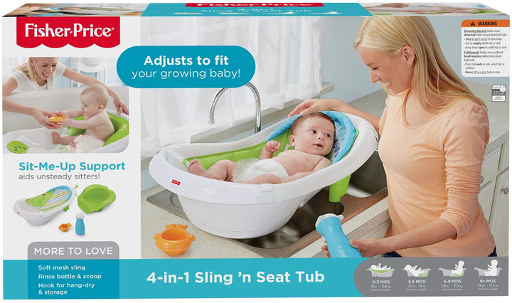 Fisher-Price 4-in-1 Sling 'n Seat Tub
