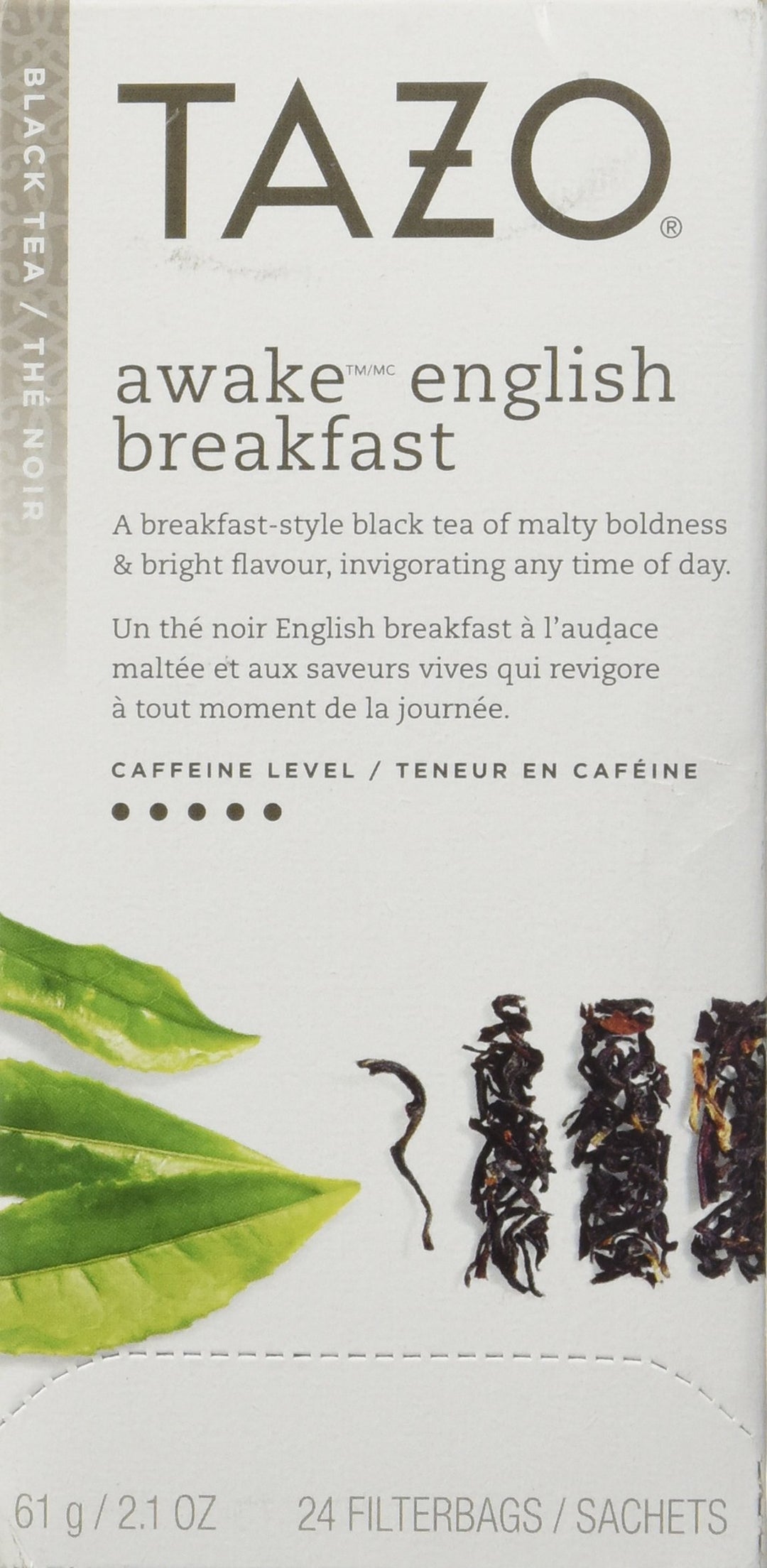 Tazo Awake English Breakfast Tea, 24 Tea Bags,2.1 Oz