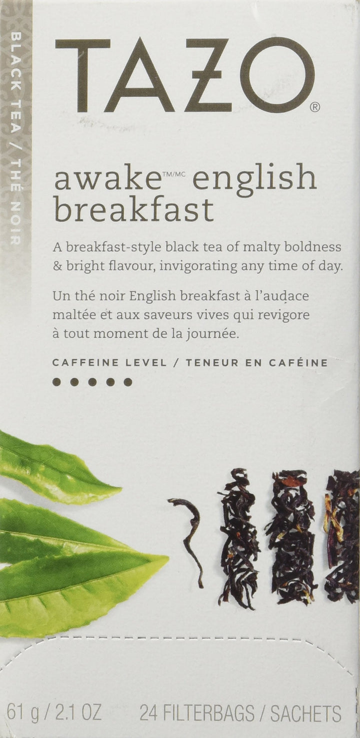 Tazo Awake English Breakfast Tea, 24 Tea Bags,2.1 Oz
