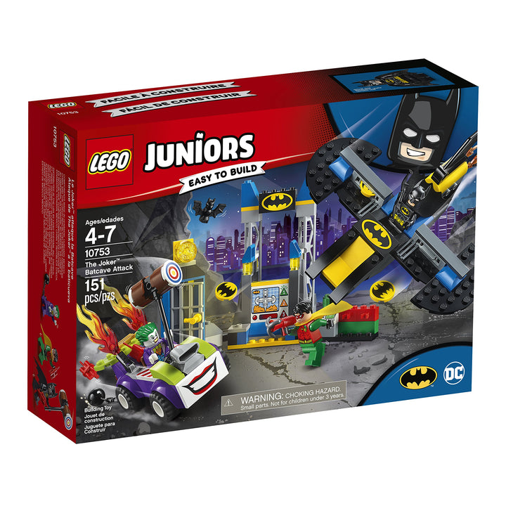 LEGO Juniors/4+ DC The Joker Batcave Attack 10753 Building Kit (151 Piece)