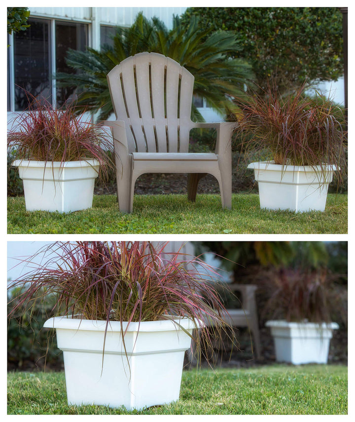 Bloem Veranda Deck Box Planter, 18", Chocolate (457185-1001)