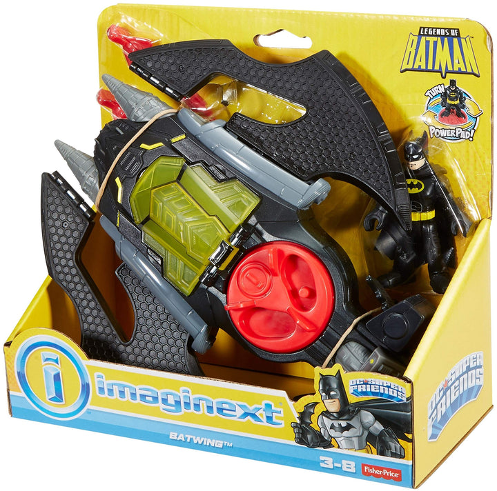 Fisher-Price Imaginext DC Super Friends Legends of Batman, Batwing Figures, Multi Color